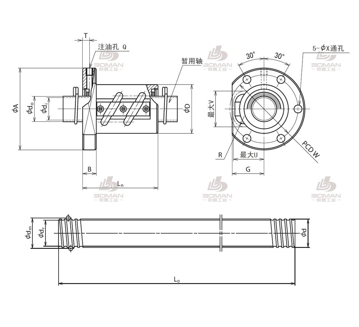 RNFTL5010A7S-NSK转造滚珠丝杠