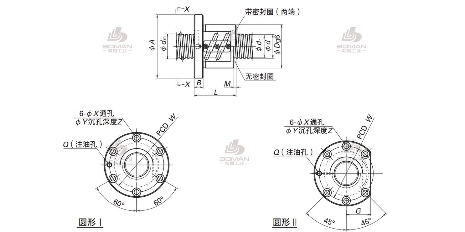 SFT2008-2.5-LSFT滚珠丝杠