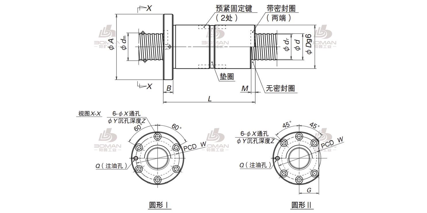 DFD3205-6-NSK ZFD滚珠丝杠