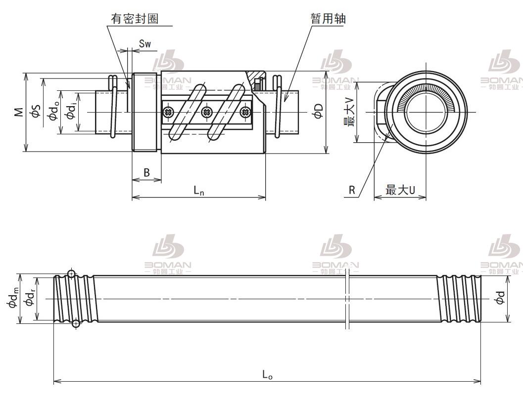 RNCT5010A7S-RNCT滚珠丝杠