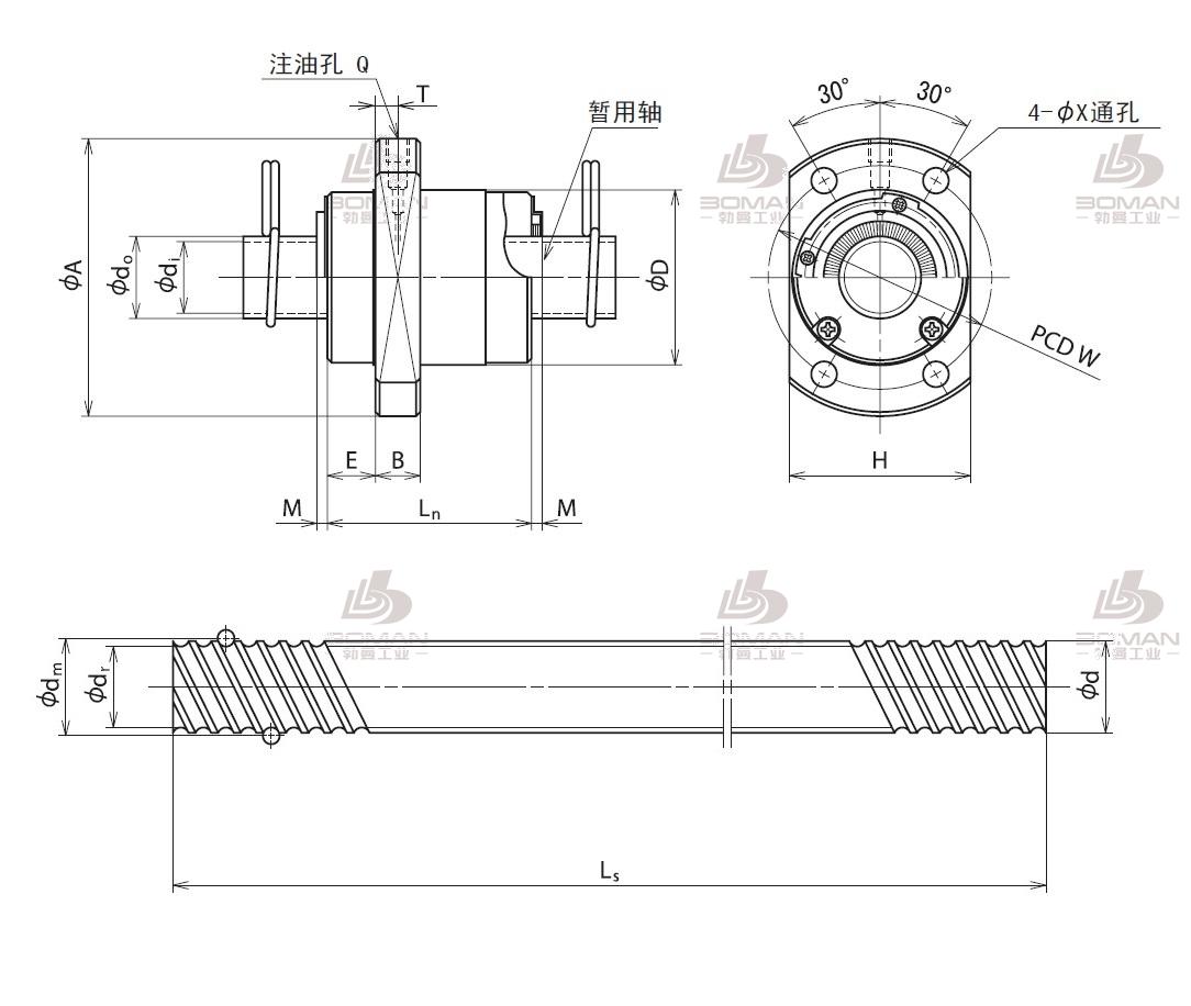 RNFCL2020A3-RNFCL轧制丝杠