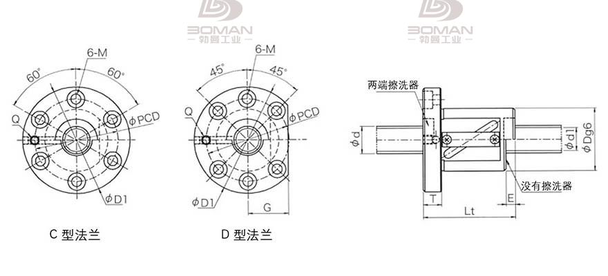 KURODA GR6308BS-DAPR 黑田丝杆