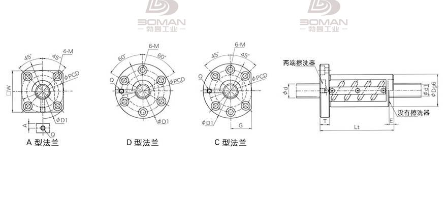 KURODA GR2505DT-CALR 丝杠黑田