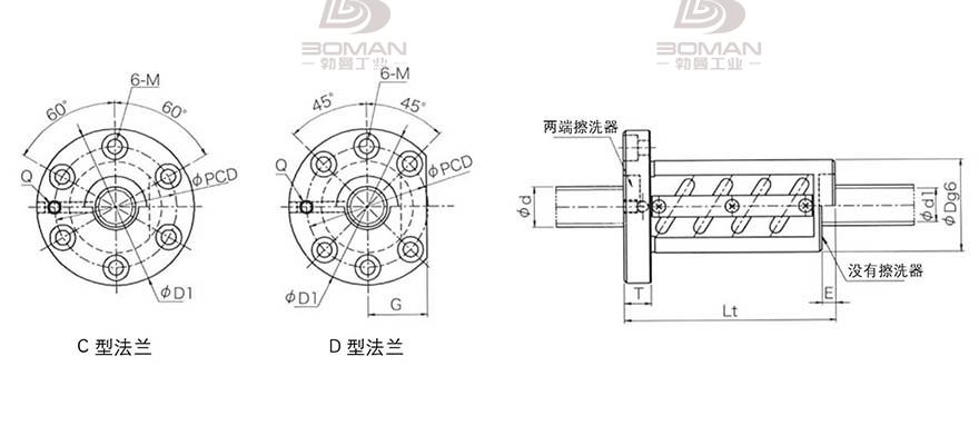 KURODA GR3206ET-DALR 黑田丝杠螺母怎么拆卸