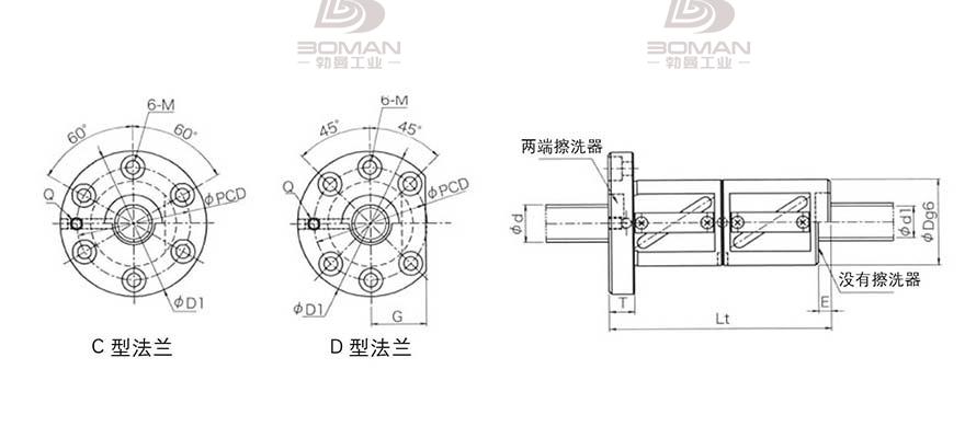 KURODA GR3608DD-DAPR 黑田精工行星滚珠丝杆