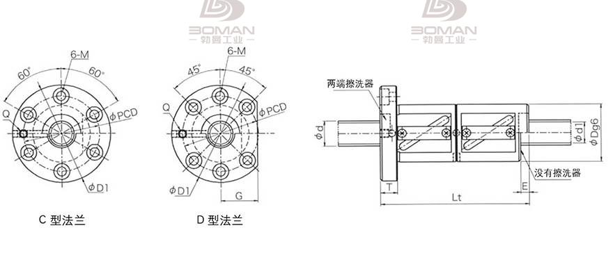 KURODA GR5012DD-DALR 黑田滚珠丝杠