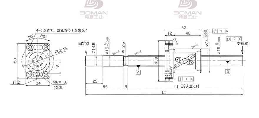 KURODA GG1510DS-BALR-0900A 黑田C3丝杆精度是多少