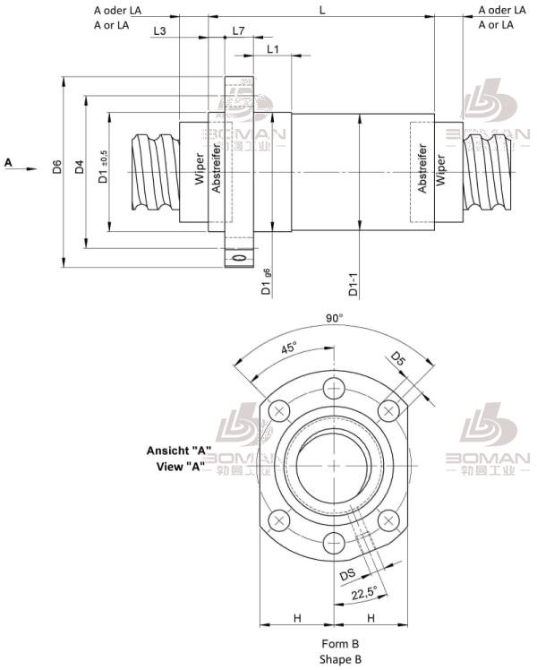 STEINMEYER施坦梅尔 2426/20.20.3,5.6 施坦梅尔滚珠丝杆