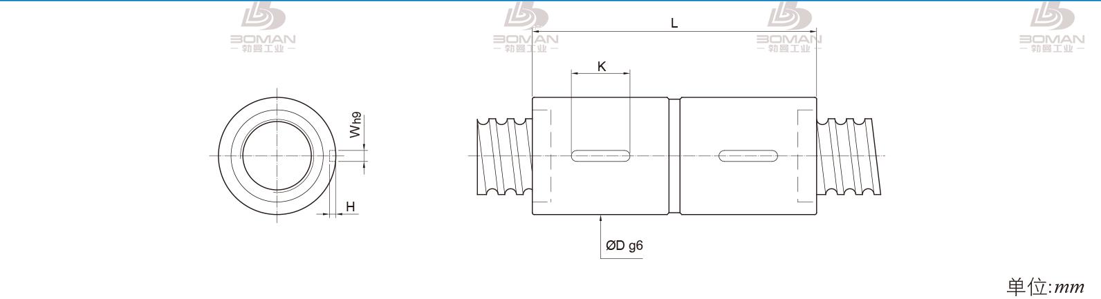 PMI RDIC5012-3 PMI转造级滚珠丝杠型号说明