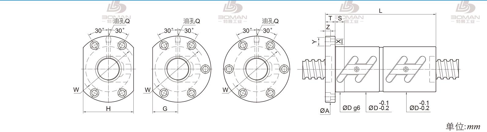 PMI FDWC1604-3.5 pmi丝杆导轨守护者