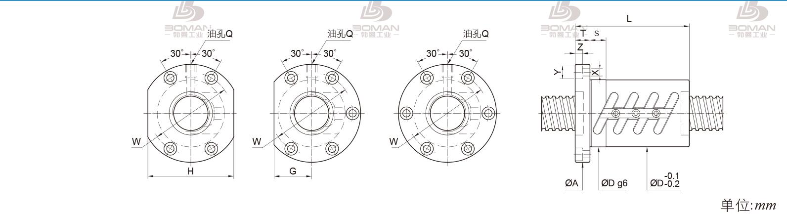 PMI FOWC5008-10 thk丝杆好还是pmi好