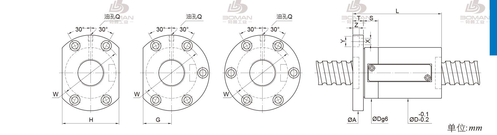 PMI FSWE2016-1.5 pmi 滚珠丝杆电动缸价格