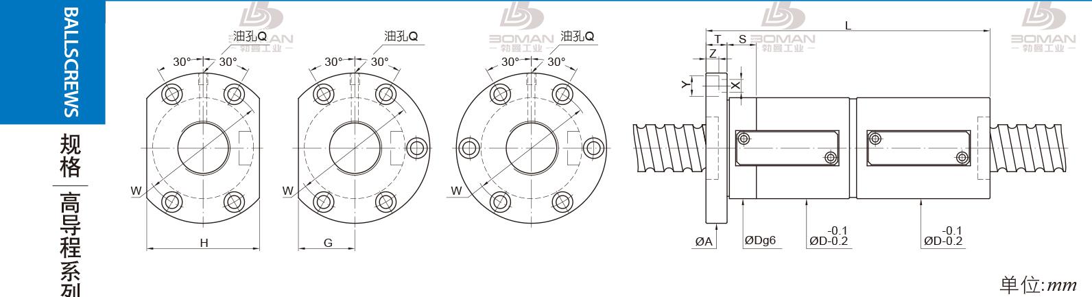 PMI FDWE4016-5 PMI丝杆间隙调整