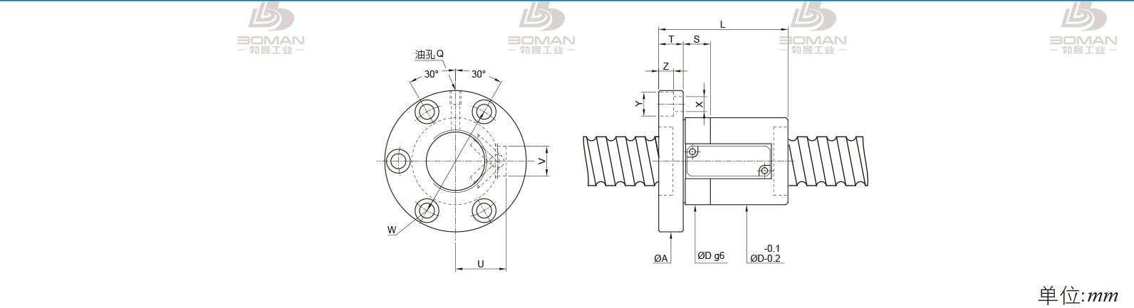 PMI FSVE5012-3.5 精密pmi丝杆厂家