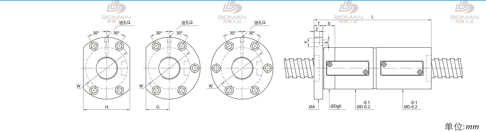 PMI FDWS4516-5 pmi丝杠2516