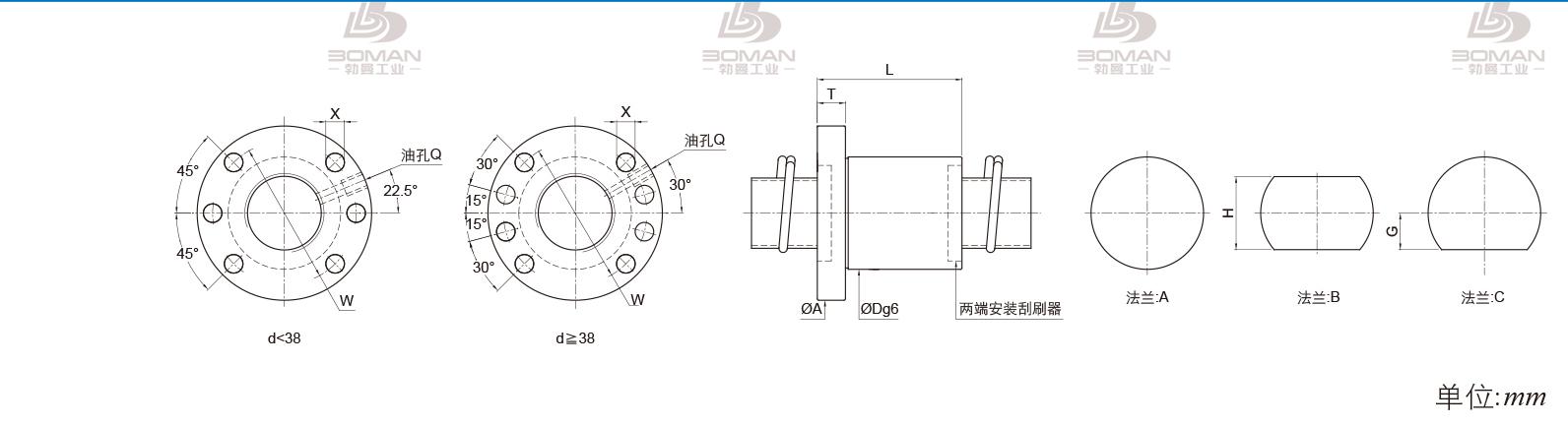 PMI FSDN1510V-3.0P pmi是什么品牌的丝杆