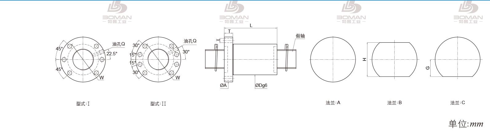 PMI FSDW3205B-4.0P pmi滚珠丝杠哪里生产的