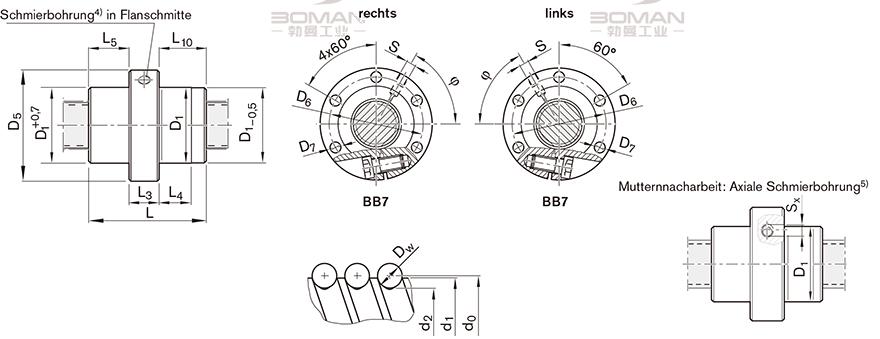 REXROTH R1552 tsk滚珠丝杠副