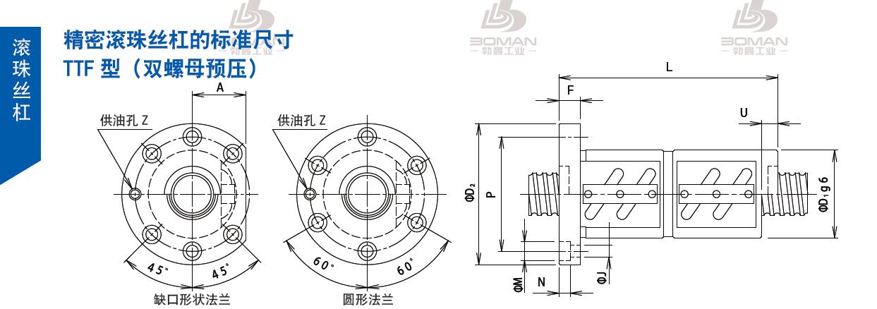 TSUBAKI 12TTFA5 tsubaki数控滚珠丝杆规格