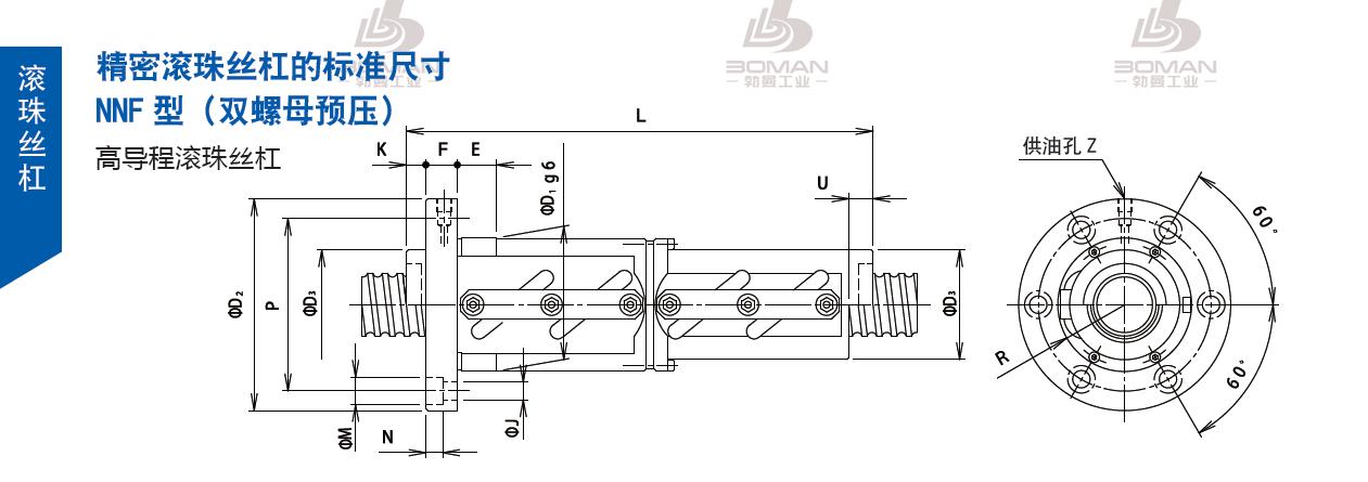 TSUBAKI 25NNFC6 日本丝杠tsubaki