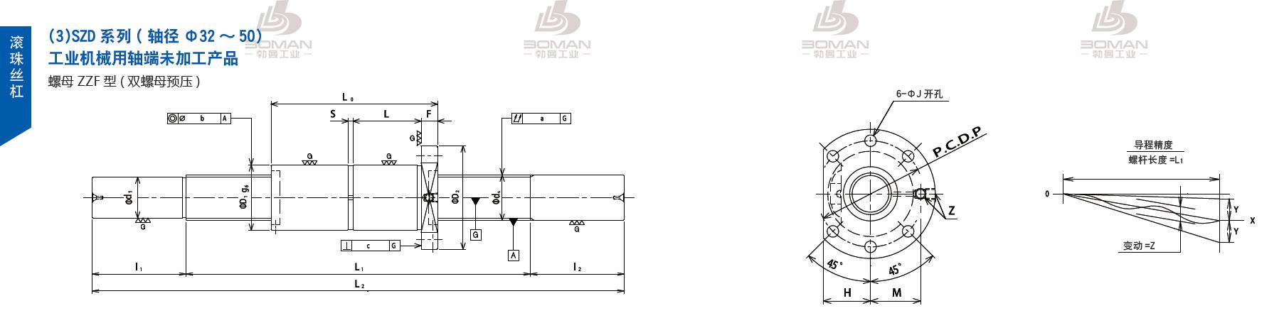 TSUBAKI SZD3210-1800C5-B tsubaki是什么牌子的丝杆