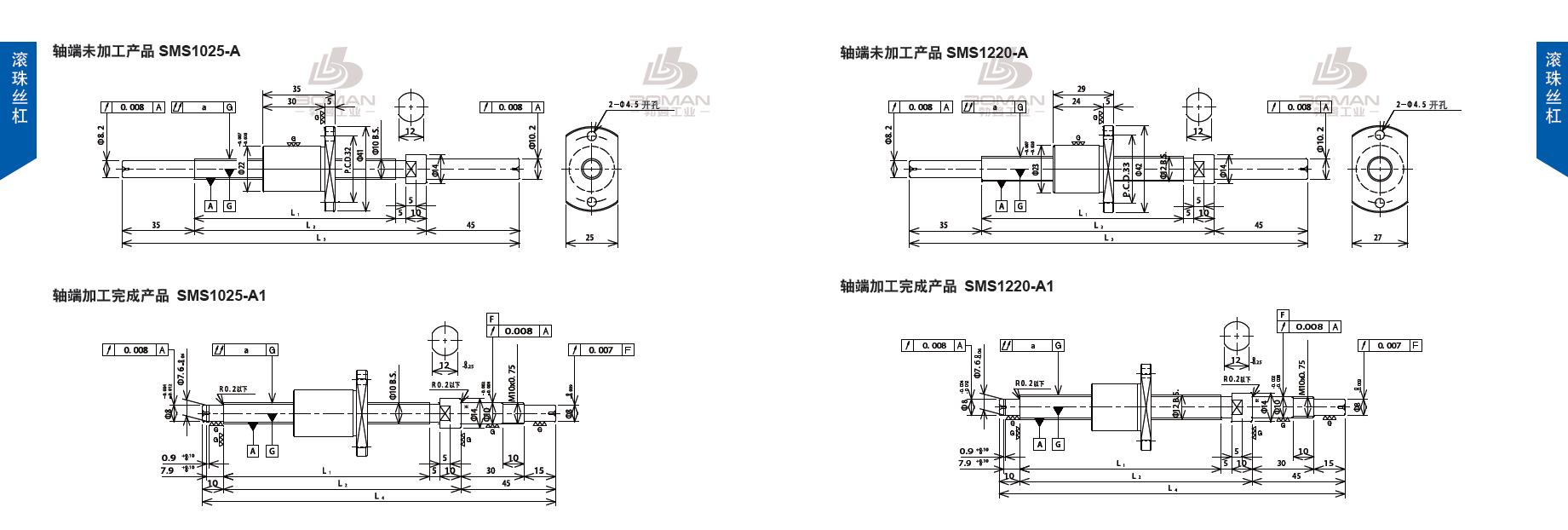 TSUBAKI SMS1025-305C3-A tsubaki是什么牌子丝杆