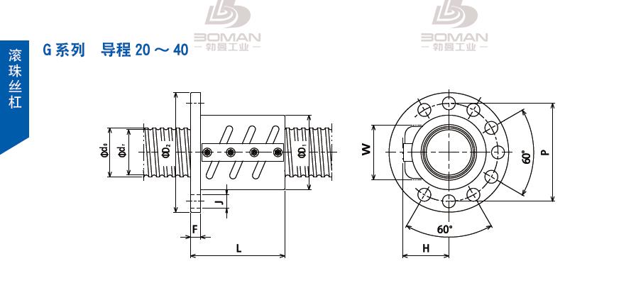 TSUBAKI 125GFL20 tsubaki是什么牌子的丝杆