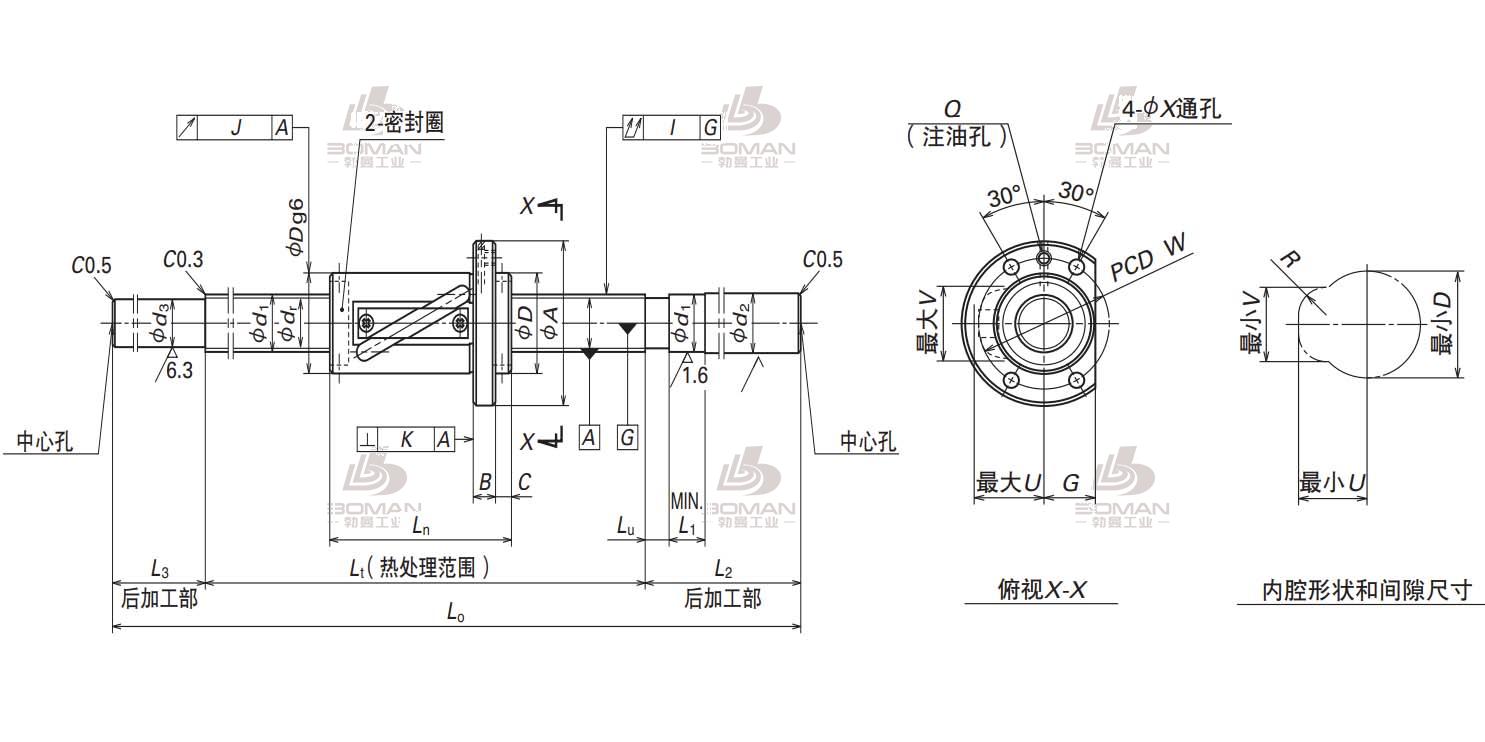 NSK W3217FS-2-C5T32-NSK标准滚珠丝杠